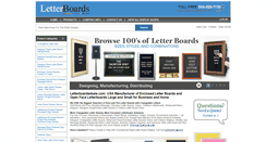 Desktop Screenshot of letterboards4sale.com